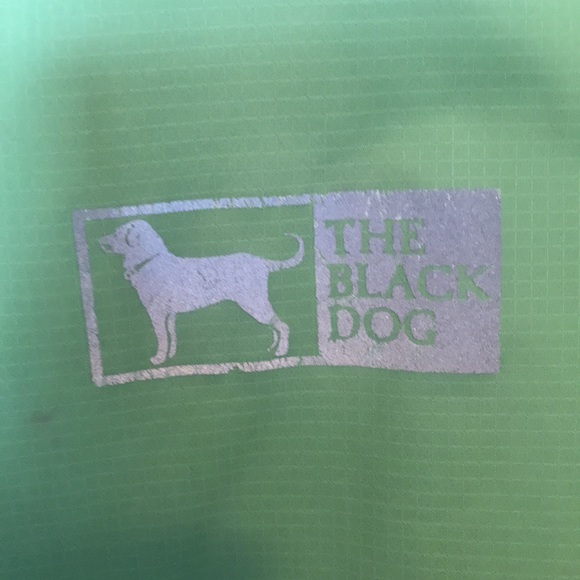 The Black Dog lime green rain jacket - Picture 2 of 9